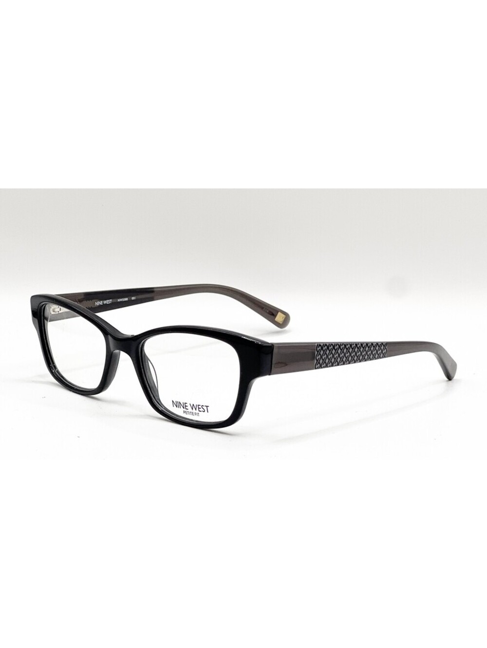 Nine West NW5088 001 Black Rectangle Authentic Eyeglass Frames 48-17